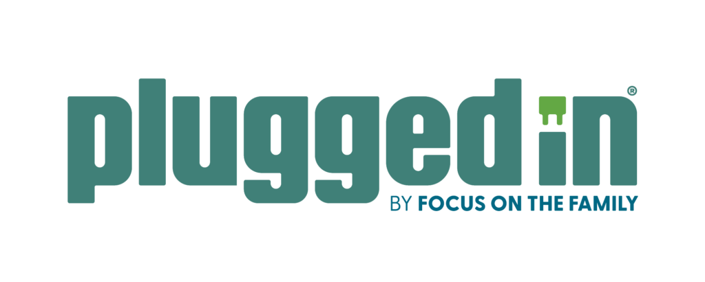Logo for Plugged In by Focus on the Family