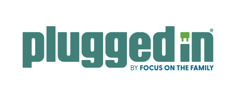 Logo for Plugged In by Focus on the Family