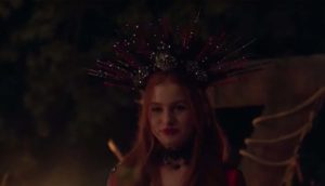Cheryl in pagan ritual crown in Riverdale season 6