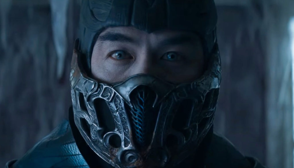 Portrait of a creepy bad guy from the movie "Mortal Kombat."