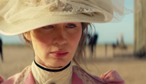 woman in western garb - The English