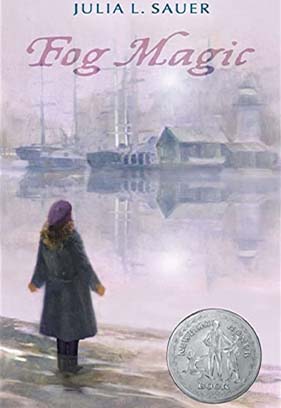 girl looking at foggy city - Fog Magic